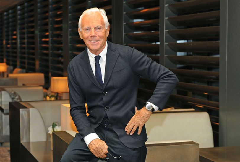 المصمم Giorgio Armani
