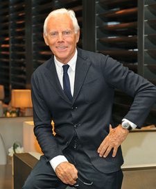 المصمم Giorgio Armani