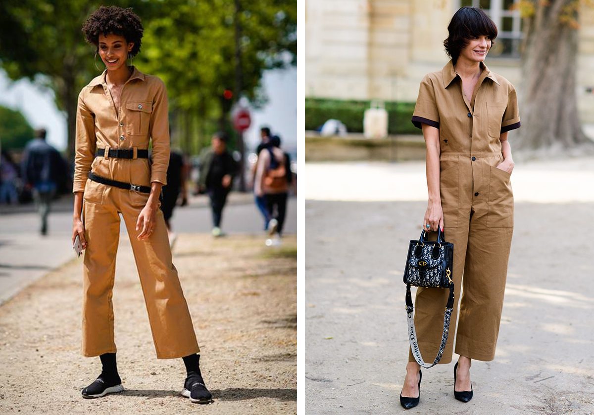 جامبسوت العمل Utility Jumpsuit موضة رائجة هذا الموسم