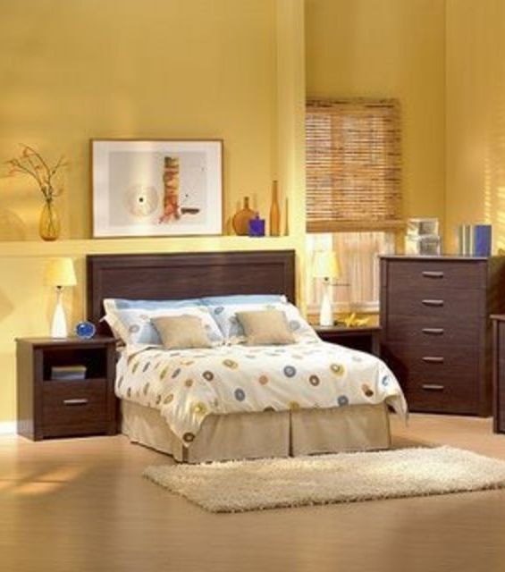 غرفة نوم كلاسيكية