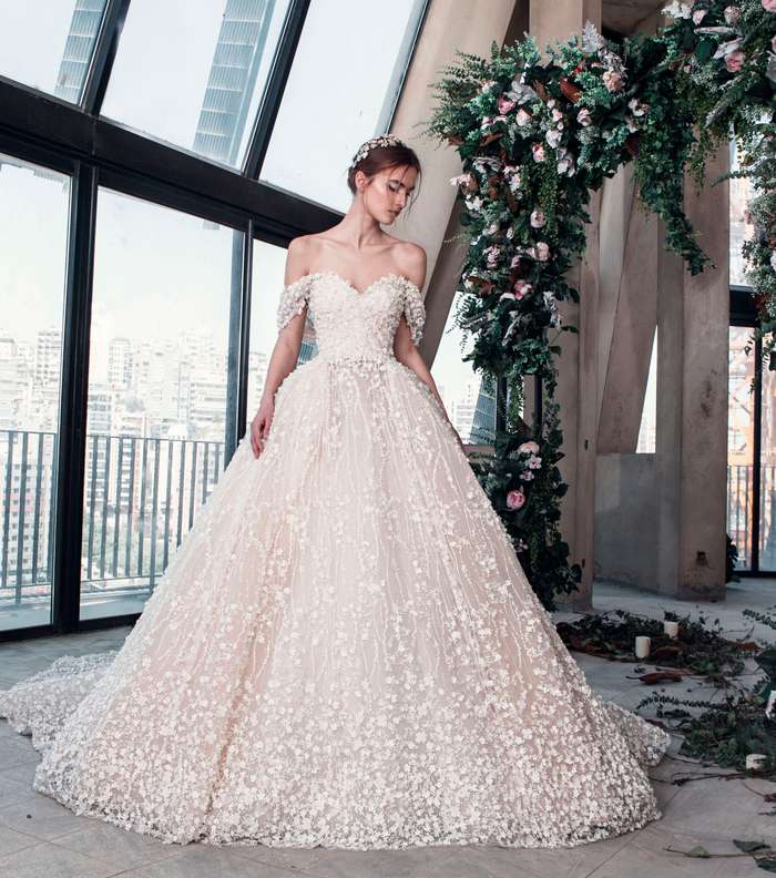 صور اجمل واشيك فساتين زفاف