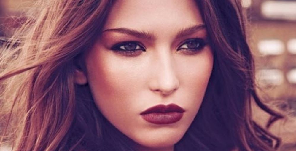 صور مكياج عنابي خفيف انستقرام