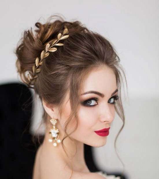 صور اجمل تسريحات عروس 2019