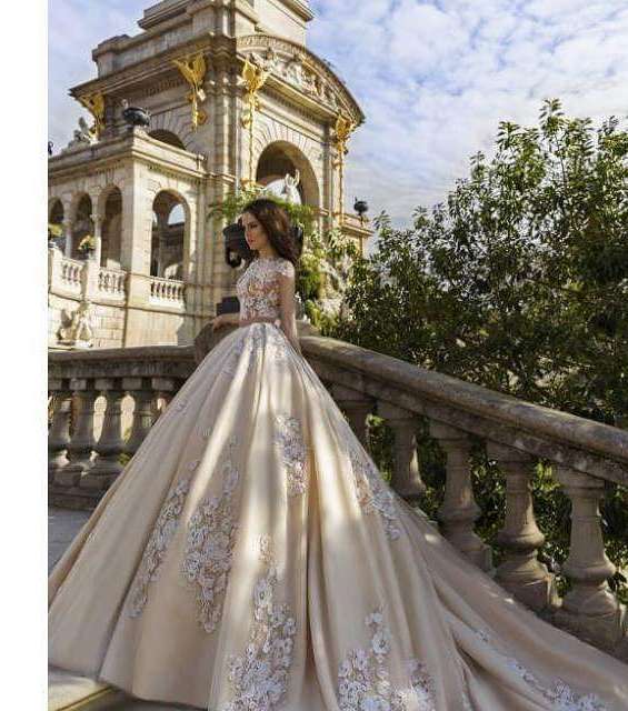 صور اجمل فستان سندريلا للعروس