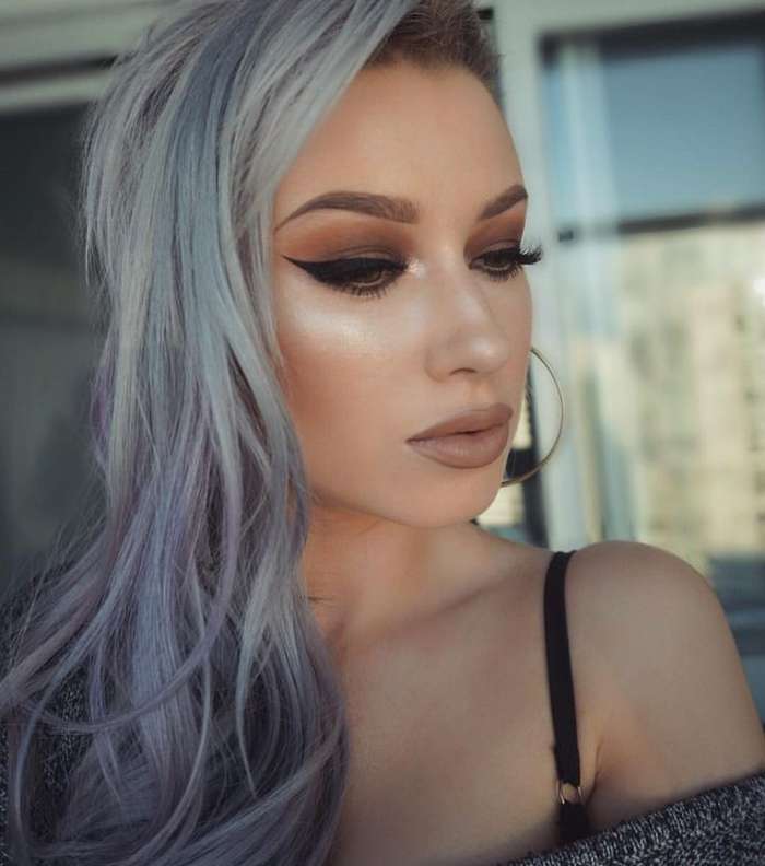 صور صبغات زيتي رمادي لاطلالة عصرية