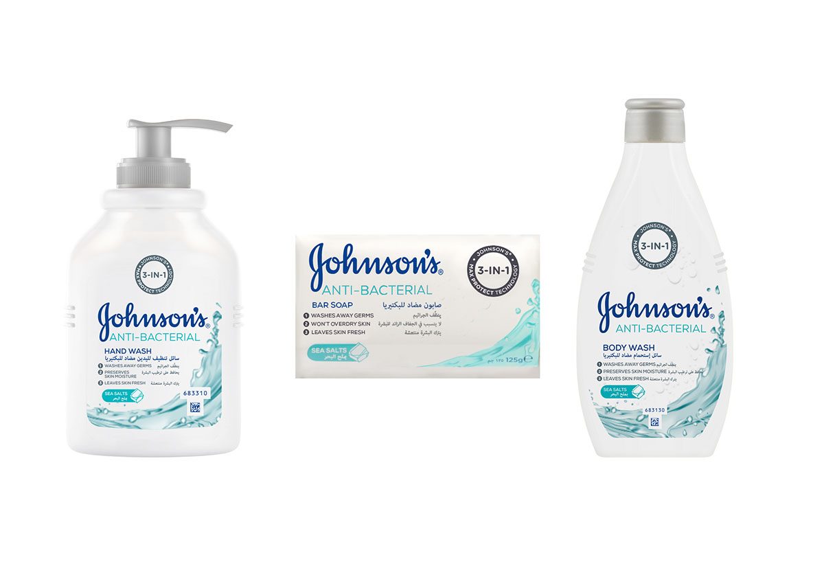 مجموعة Anti-Bacterial من ®JOHNSON’S