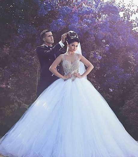 صور اجمل فستان سندريلا للعروس