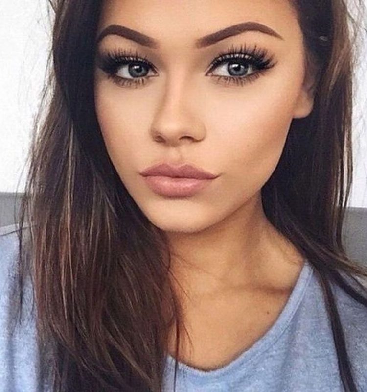 صور طريقة عمل مكياج للسمراوات