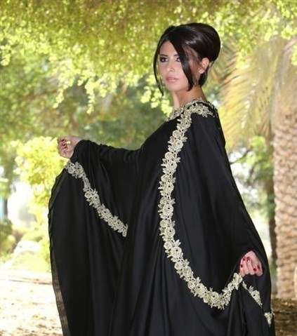 صور اجمل عبايات مطرزة