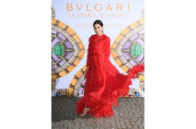 تعرفي على رحلة ديالا مكي مع علامة بولغري في روما 