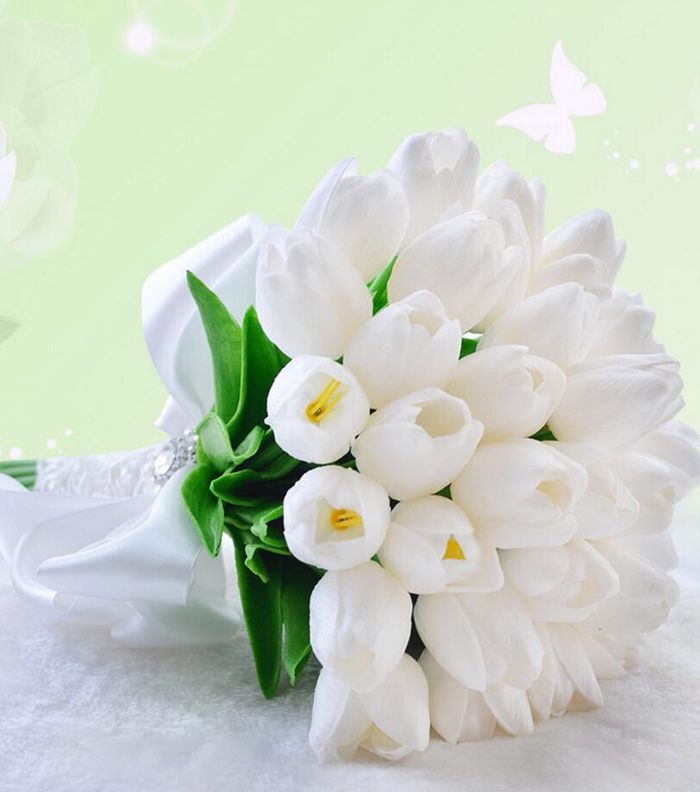 صور اجمل مسكة عروس توليب