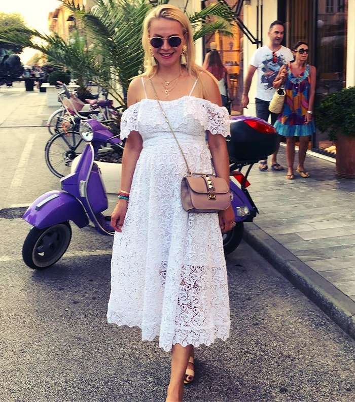 صور اجمل فساتين ناعمه دانتيل ابيض