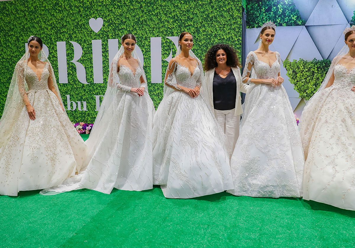عروض أزياء وفساتين زفاف في معرض العروس أبو ظبي 2019