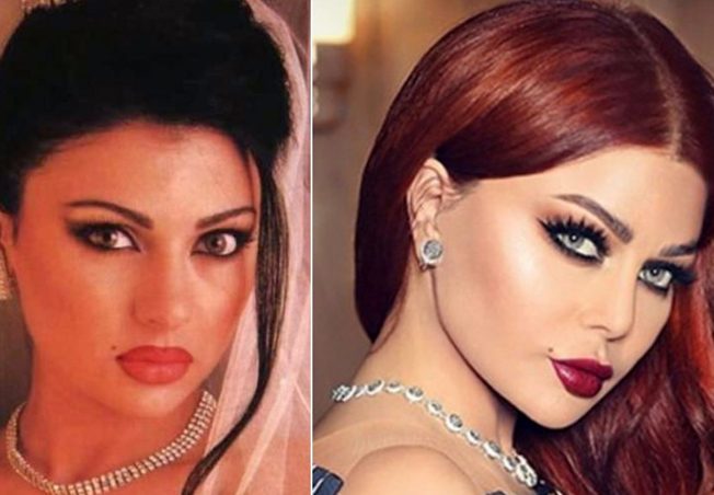 هيفا وهبي وشعرها الكثيف