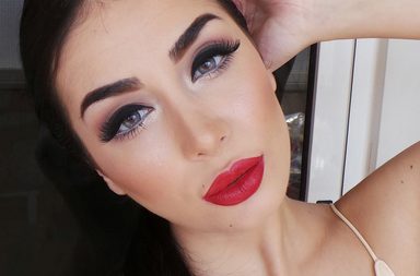 مكياج انستقرام للعيون الكبيرة