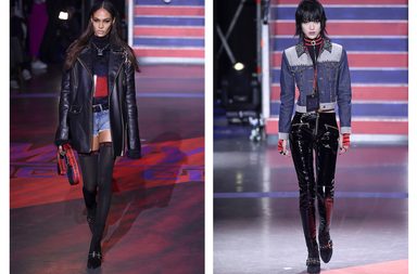 ابرز عارضات الازياء يشاركن في عرض تومي هيلفغر وجيجي حديد