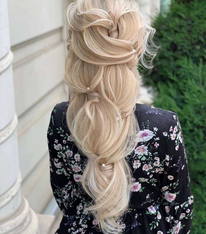 صور اجمل تسريحات شعر طويل ناعمه