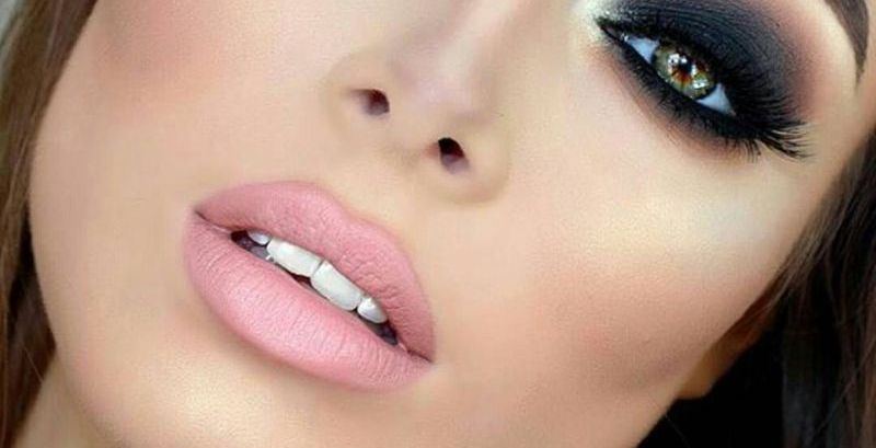 مكياج عيون سموكي اسود