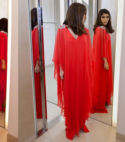 تالا سمان تختار لكِ أجمل الفساتين المصنوعة من قماش الكفتان من محلات Boutique 1