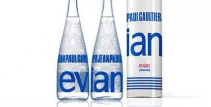 جان بول غوتييه يصمم عبوةً جديدةً ل "EVIAN 2009"