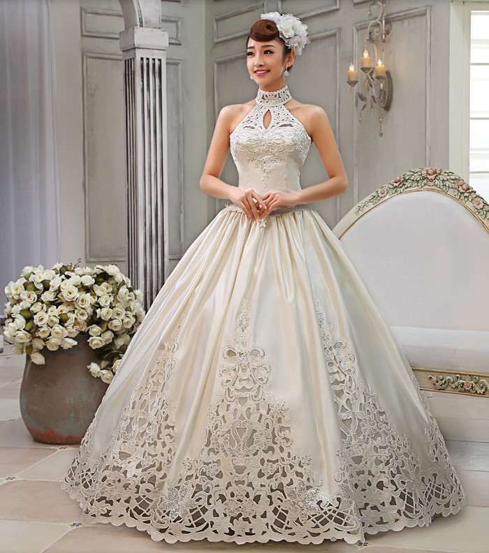 صور احلا فساتين زفاف اوف وايت منفوش