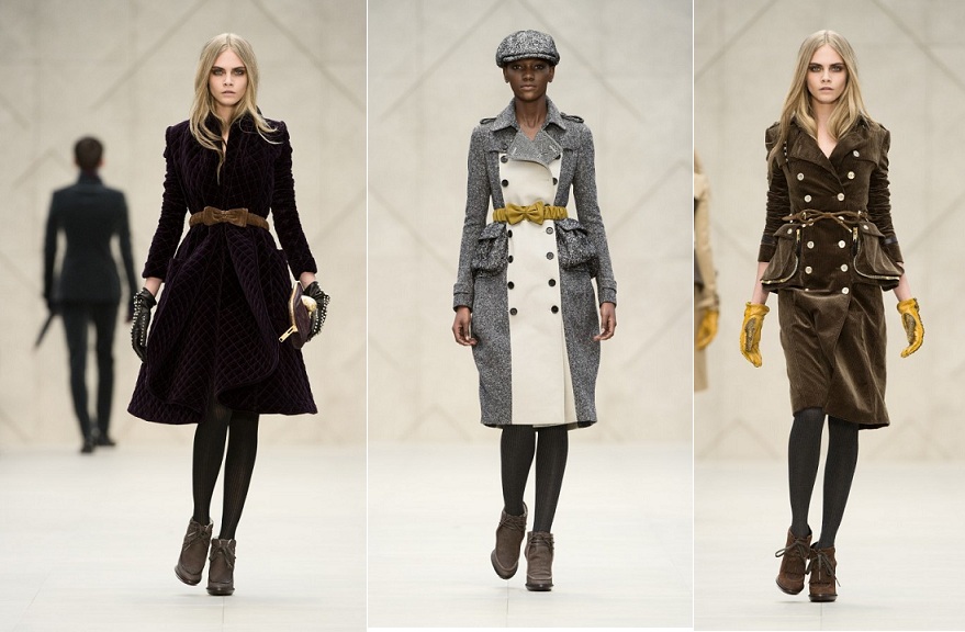 أجمل التصاميم من مجموعة Burberry لشتاء 2013