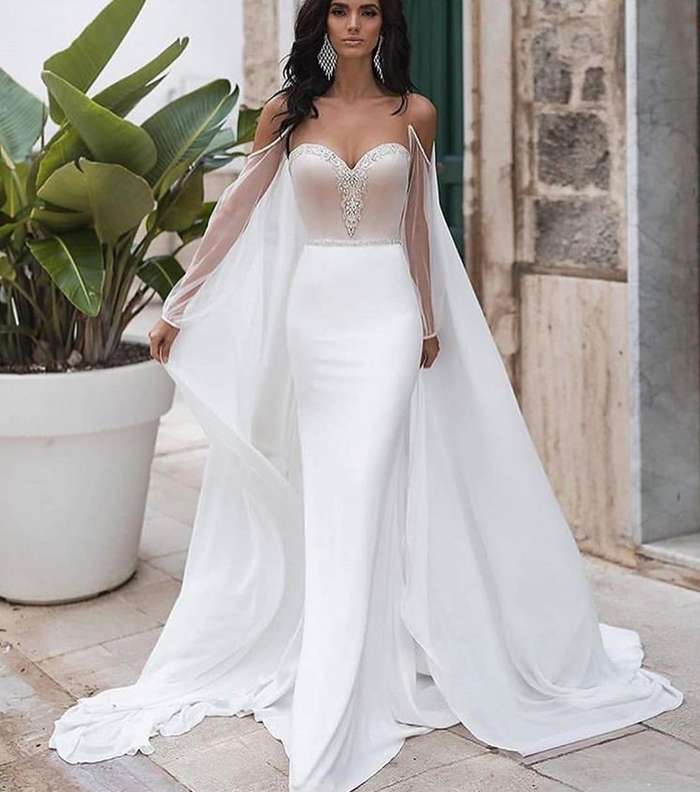 صور اجمل فساتين زفاف رخيصة