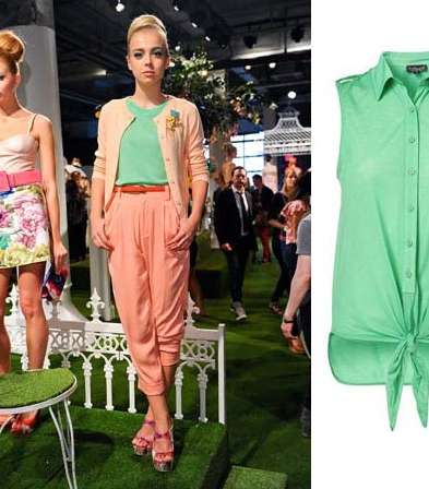 موضة الـ Color Blocking بألوان الباستيل وألوان النيون في صيف 2012