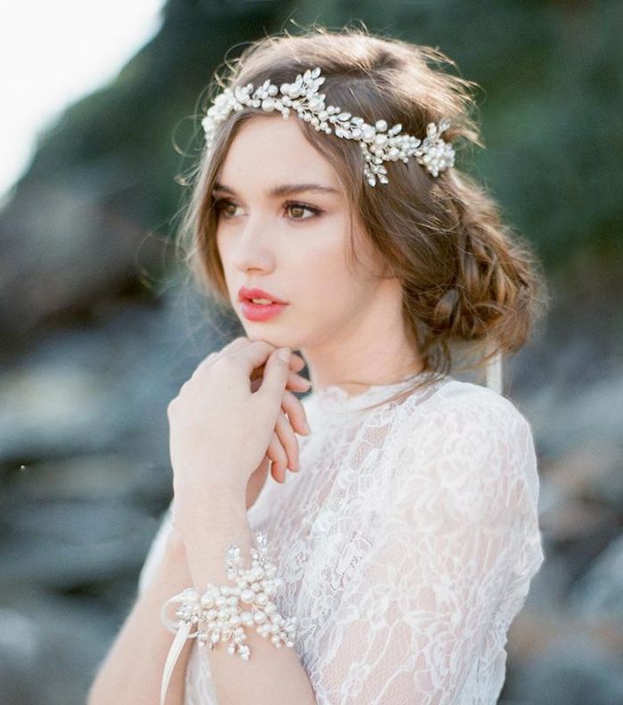 صور اجمل تسريحات شعر للعروس