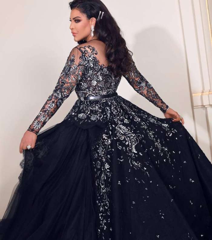 صور اجمل فساتين زفاف باللون الاسود