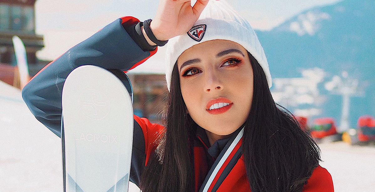 "عطلة شتوية رائعة وسط ثلوج ميجيف الفرنسية"...هاديا غالب