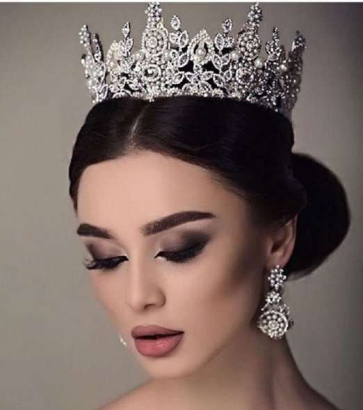 صور اجمل تاج عروس ملكي