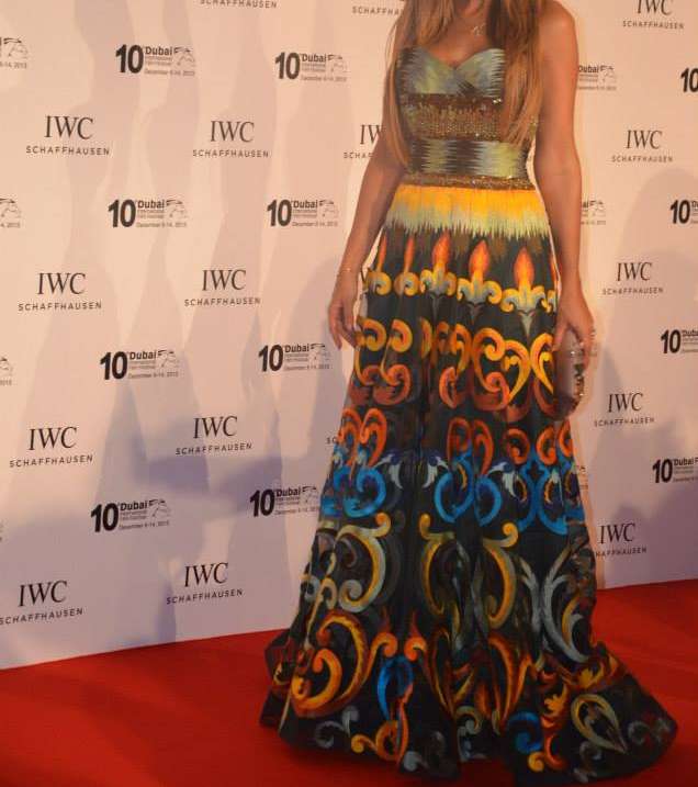 من مهرجان دبي السينمائي، إليك إطلالة ألين وطفا في حفل IWC