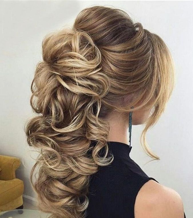 صور اجمل تسريحات شعر نازله وناعمه