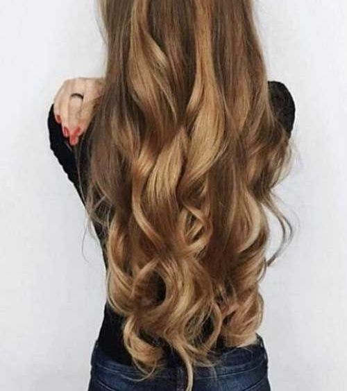 صور اجمل تسريحات شعر نازله وناعمه