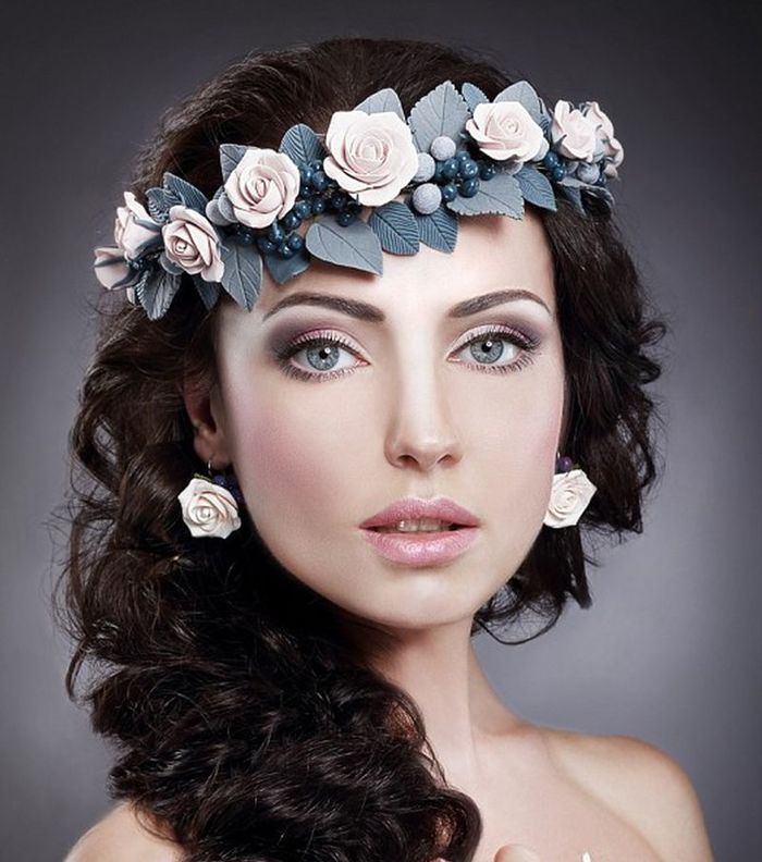 صور اروع تسريحات عروس مع اكسسوار