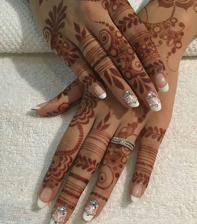 صور اجمل نقش هندي ناعم