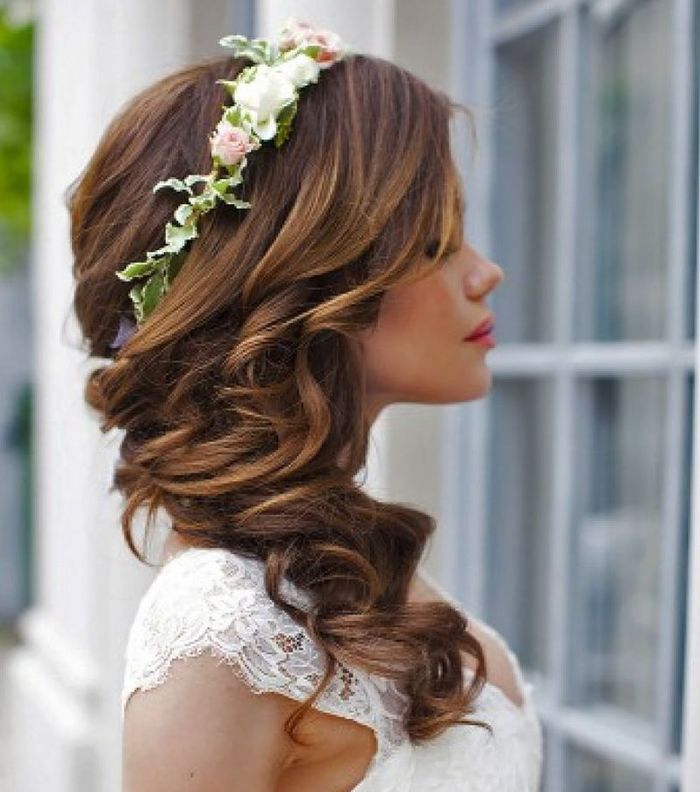 صور اجمل تسريحات عروس بالتاج