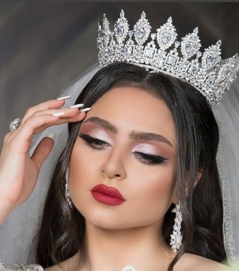 صور اجمل تاج عروس ملكي