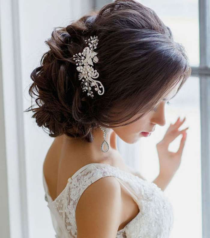 صور اروع تسريحات عروس مع اكسسوار