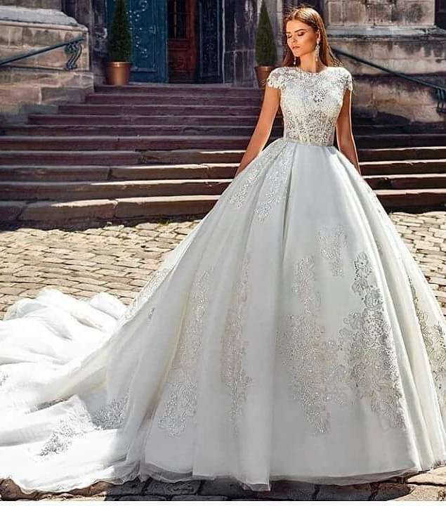 صور اجمل فستان سندريلا للعروس