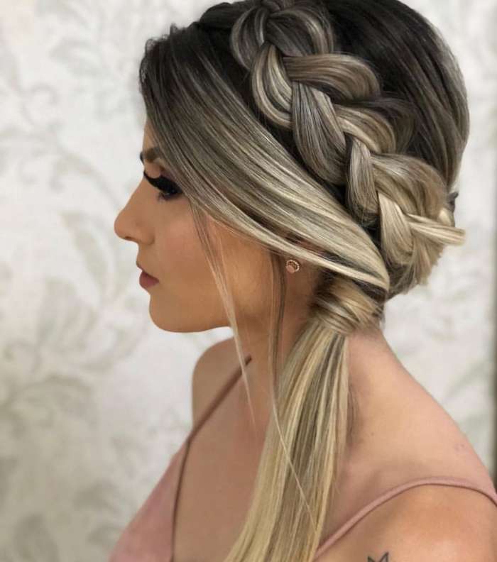 تسريحات شعر جديده مرفوعة
