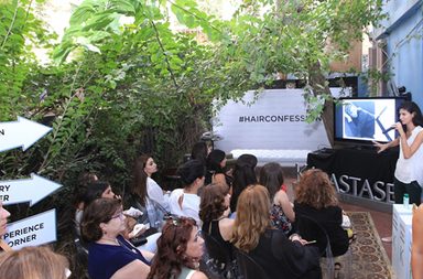 بالصور، جلسة للعناية بالشعر مع Kérastase