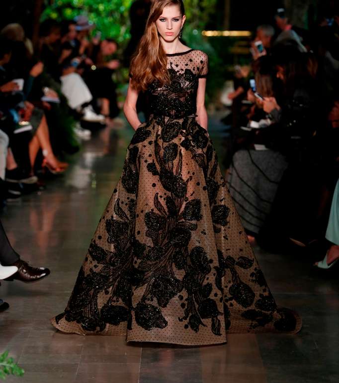 فساتين المصمم ايلي صعب 2015 راقية