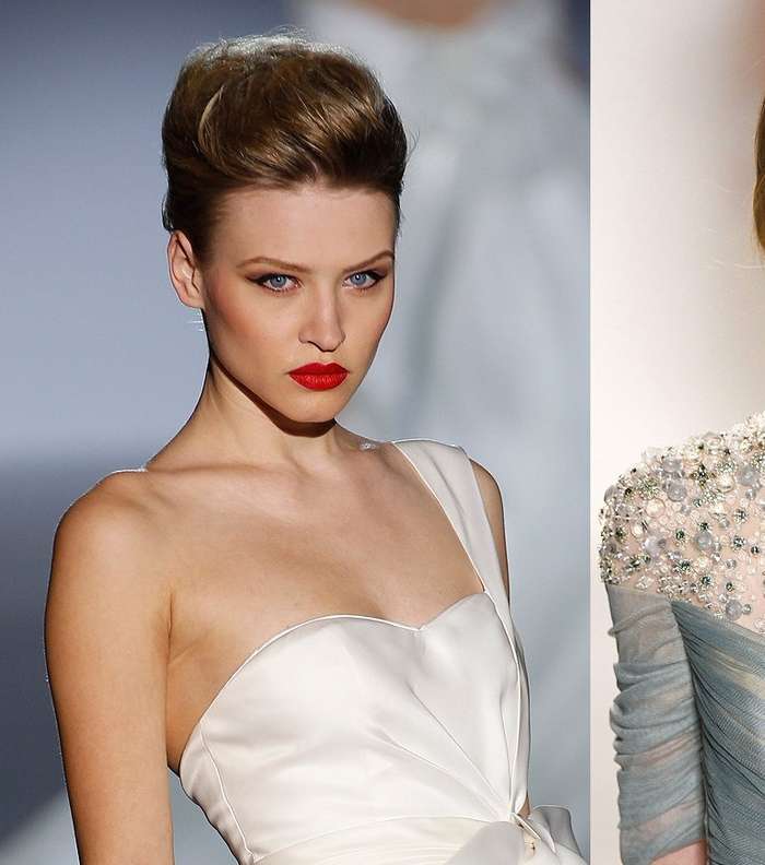 الريترو يحضر في ماكياج العروس، كما الطبيعي الناعم