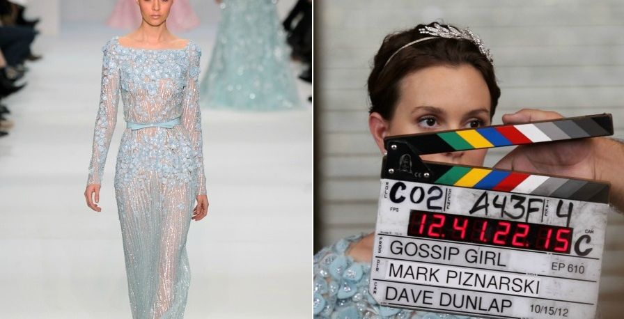 بلير وولدورف تتزوّج بفستانٍ من تصميم إيلي صعب