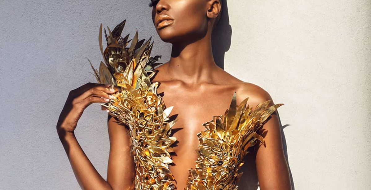 أسلوب زوزيبيني تونزي ملكة جمال الكون 2019 