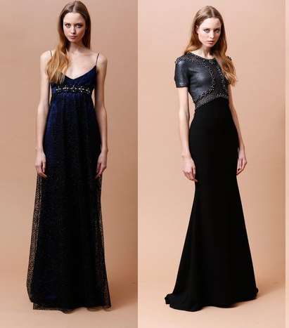 اختاري اجمل موديلات الفساتين من مجموعة Badgley Mischka Pre fall 2014