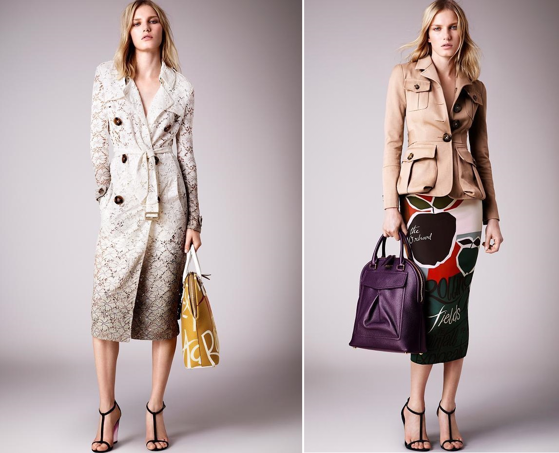 تألقي بأجمل الأزياء من Burberry