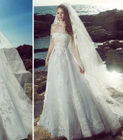 الفخامة تخيّم على فساتين زفاف زهير مراد 2017